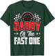 1 year old racing car fast one birthday 1st Family Daddy T-Shirt - T-Shirt | Forest