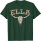 Ella Surname Funny Retro Vintage 80s 90s Gifts Women T-Shirt - T-Shirt | Forest