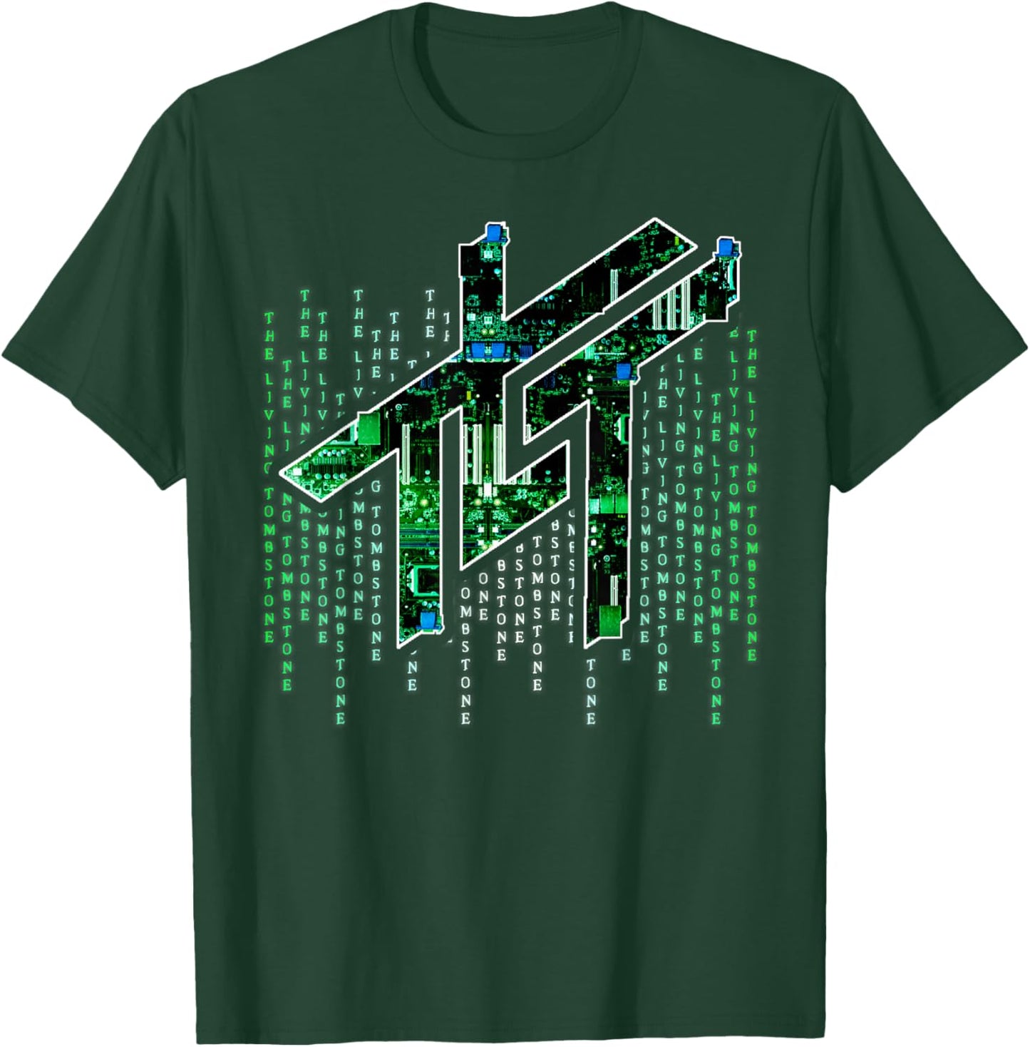 The Living Tombstone - Motherboard T-Shirt - T-Shirt | Forest