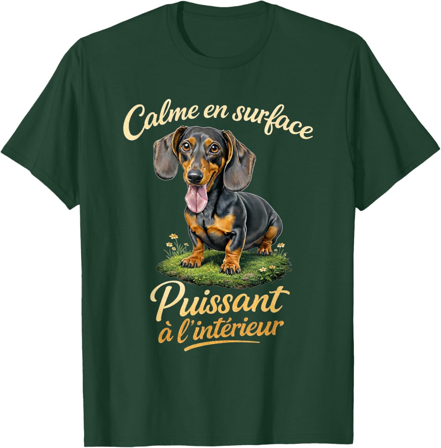 Idée Cadeau pour Fan de Chien et Amoureux de Teckel T-Shirt - T-Shirt | Forest