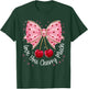 Cherry And Bows Cute Cherry Love You Cherry Much Valentine T-Shirt - T-Shirt | Forest