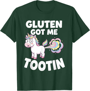 Gluten Got Me Tootin Panda T-Shirt - T-Shirt | Forest