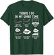 Things I Do Tegu Owner Tegu Lover Tegu Lizard T-Shirt - T-Shirt | Forest