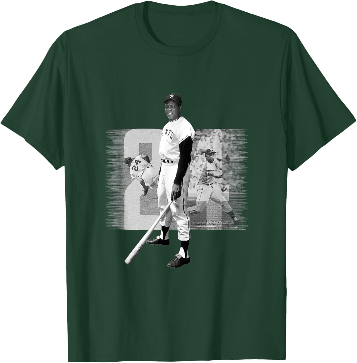 Willie Mays_Baseball_020 T-Shirt - T-Shirt | Forest