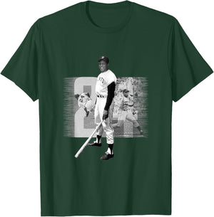 Willie Mays_Baseball_020 T-Shirt - T-Shirt | Forest
