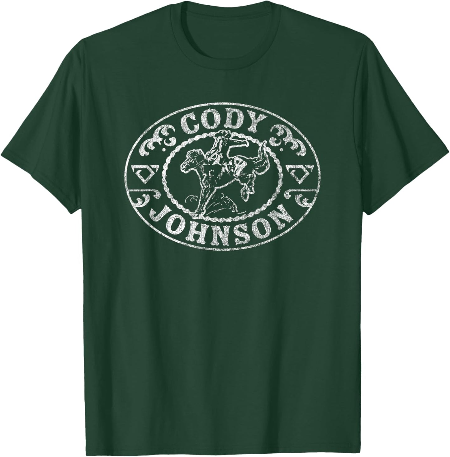 1 Color Buckle T-Shirt - T-Shirt | Forest