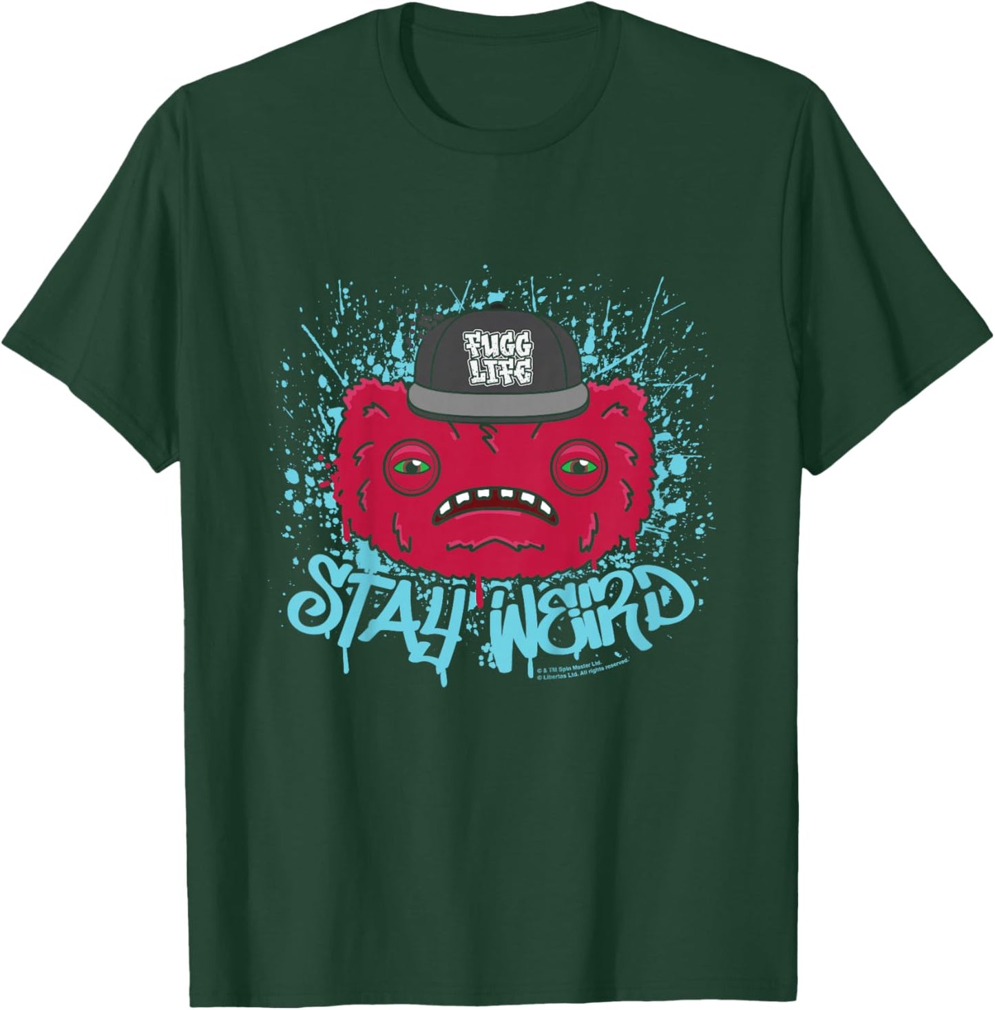 Kids Fuggler Wide Eyed Weirdo Fugg Life Stay Weird Kids T-Shirt - T-Shirt | Forest