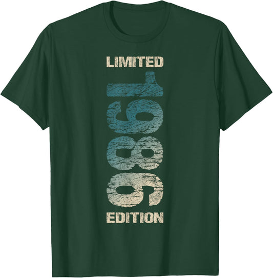 Limited Edition 1986 Man Woman 40th Birthday 40 T-Shirt - T-Shirt | Forest
