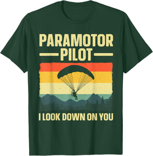 Funny Paramotor Art Women Paraglider Paramotor Lover T-Shirt - T-Shirt | Forest