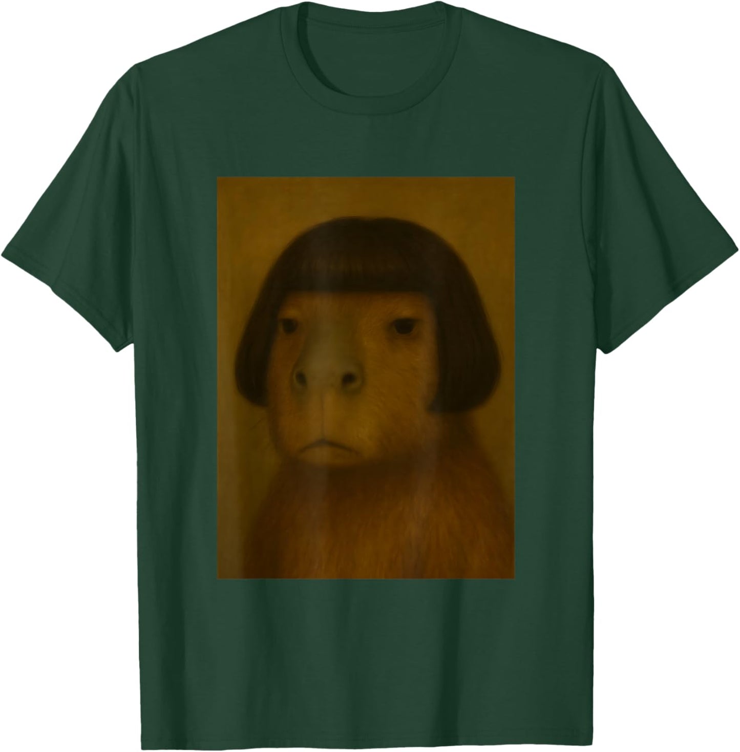 Funny Capybara Bob Haircut Viral Meme T-Shirt - T-Shirt | Forest