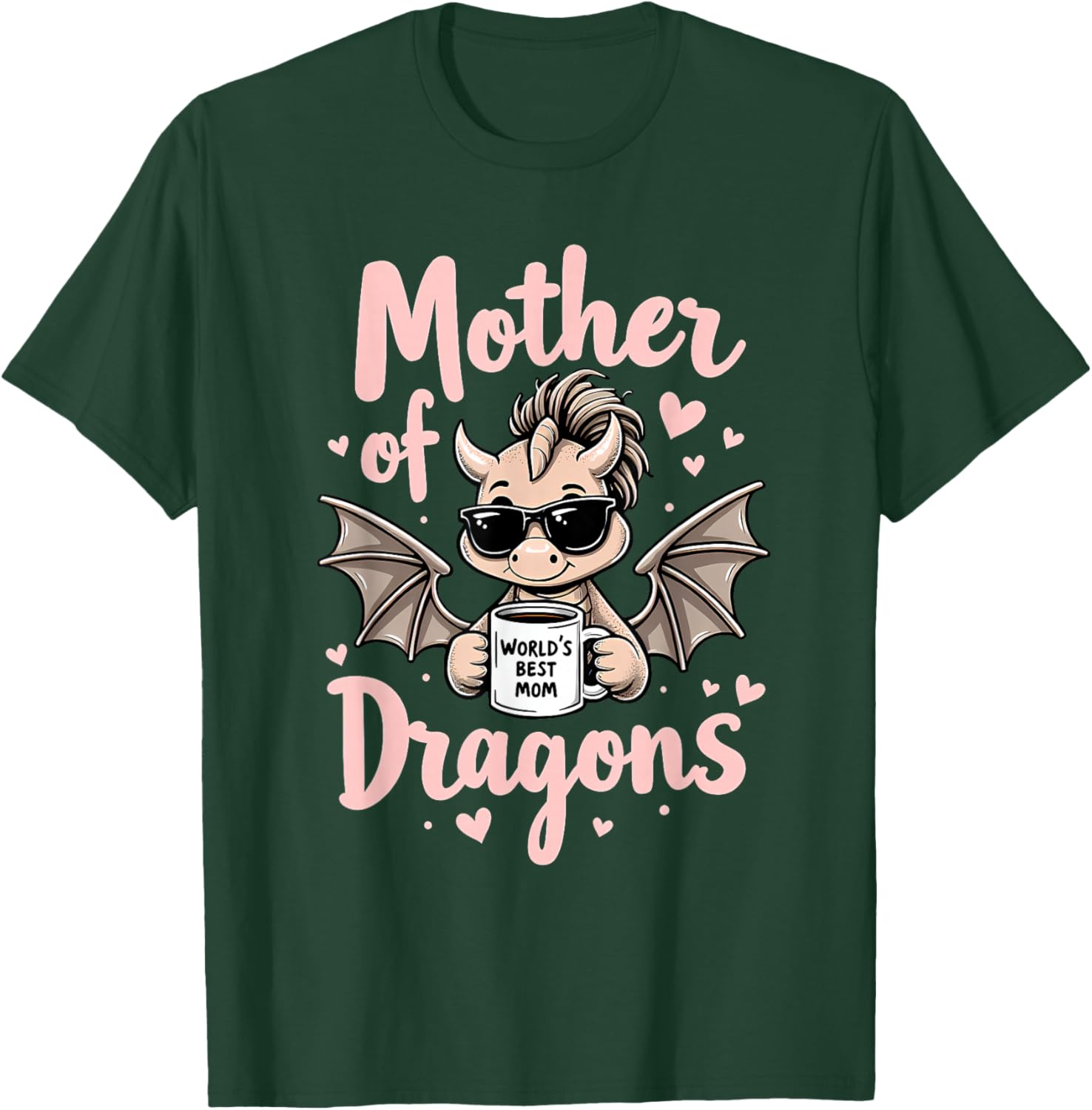 Mother's Day Gift Mother of Dragons T-Shirt - T-Shirt | Forest