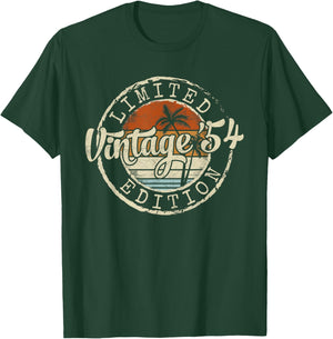 Vintage 1954 71st Birthday Gifts Women 71 Year Old T-Shirt - T-Shirt | Forest