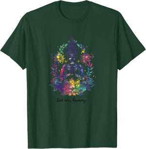 Embrace Serenity - Mindful Mantras & Zen Inspirations T-Shirt - T-Shirt | Forest