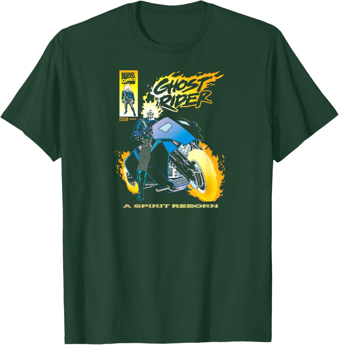 Ghost Rider - Comic Cover T-Shirt - T-Shirt | Forest