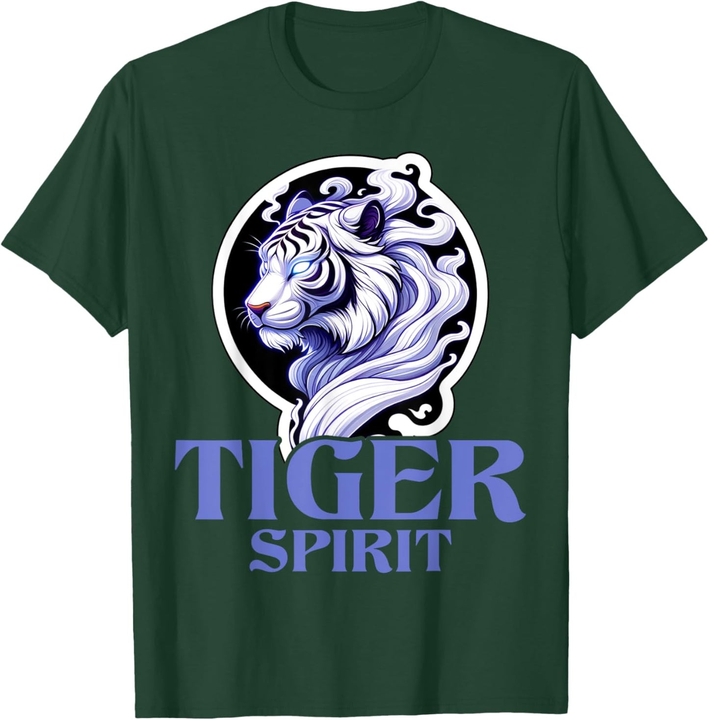 Tiger Spirit Tiger Wild Animal Lover Wildlife Nature Graphic T-Shirt - T-Shirt | Forest