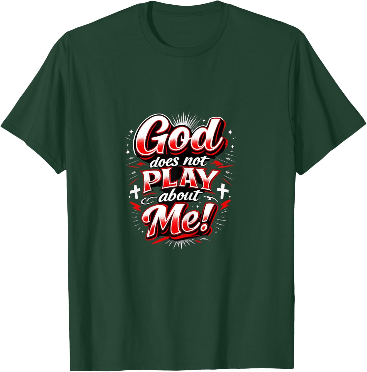 Bold Christian Faith Statement T-Shirt - T-Shirt | Forest