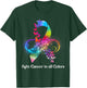 Fight Cancer In All Color Breast Cancer Awareness T-Shirt - T-Shirt | Forest