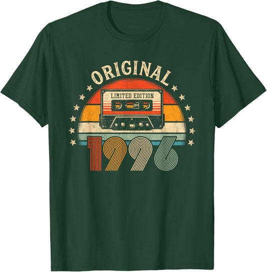 30 Jahre Geburtstag Mann Frau Original Vintage Jahrgang 1996 T-Shirt - T-Shirt | Forest