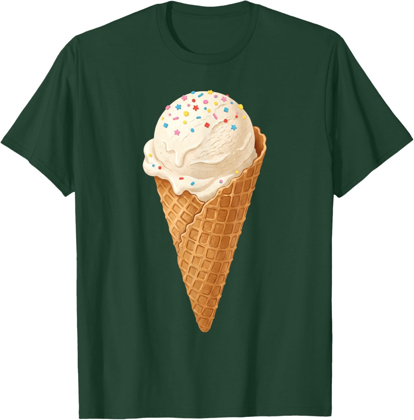 Funny National Ice Cream Costume Men Women Kids T-Shirt - T-Shirt | Forest