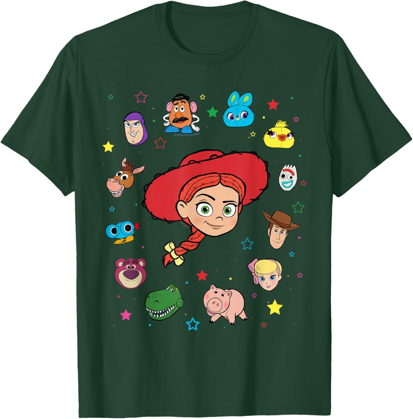 Disney and Pixar's Toy Story Jessie Big Face Collage T-Shirt - T-Shirt | Forest