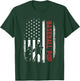 Baseball Pop American US Flag Gifts For Father's Day T-Shirt - T-Shirt | Forest