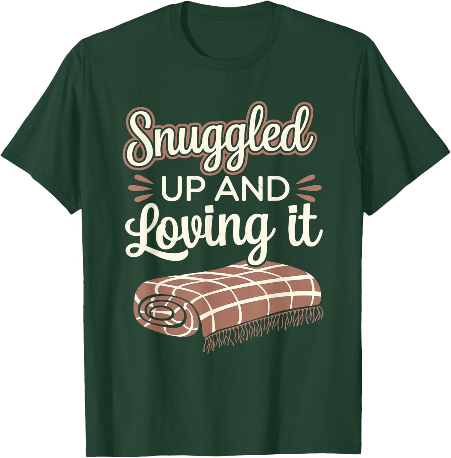 Winter Cozy Culture Warm Blankets Hot Cocoa and Hygge Vibes T-Shirt - T-Shirt | Forest