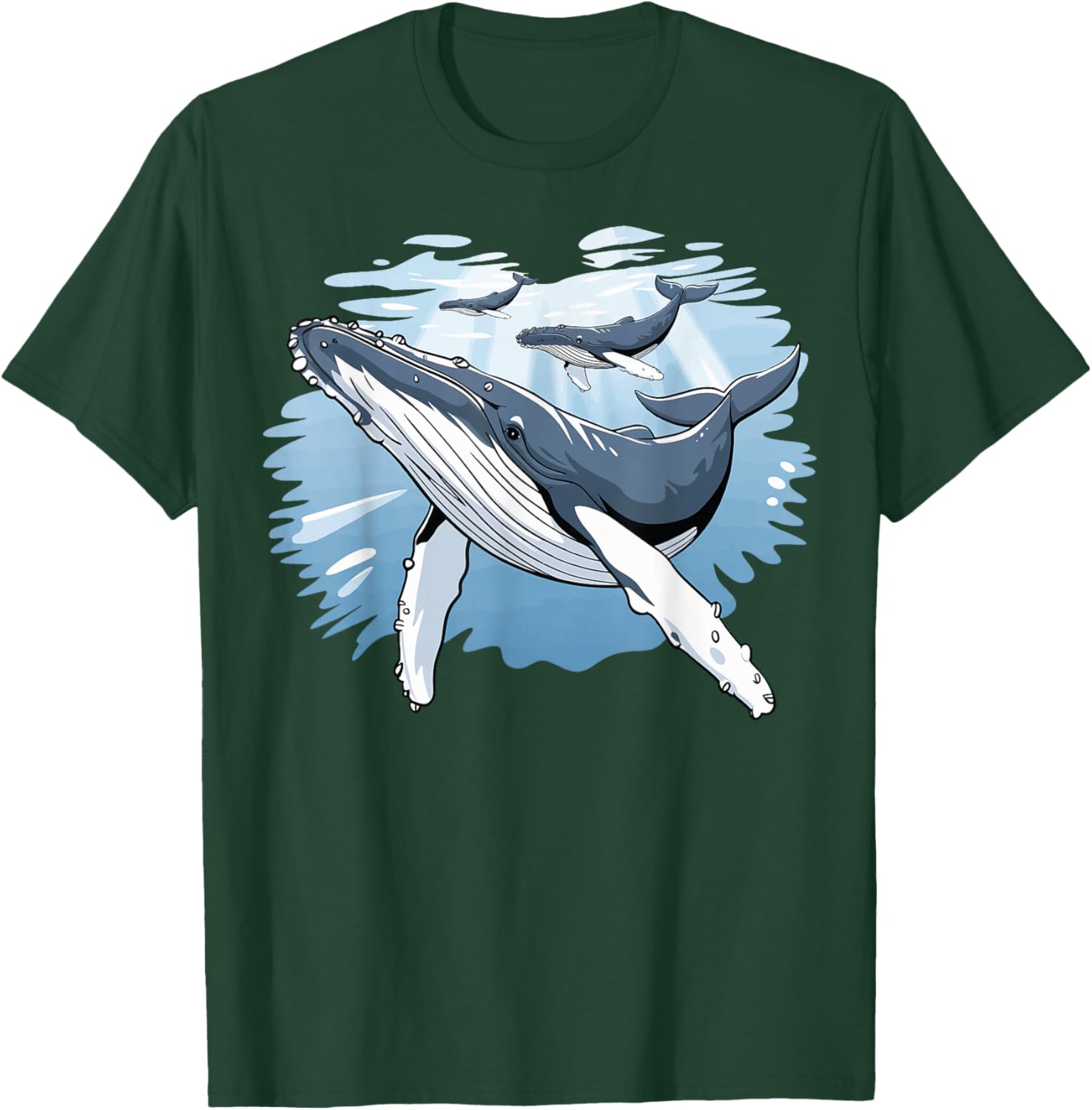 Humpback Whale T-Shirt - T-Shirt | Forest