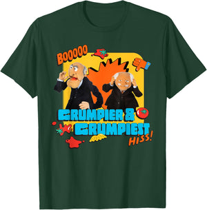Disney The Muppets Statler and Waldorf Grumpier & Grumpiest T-Shirt - T-Shirt | Forest