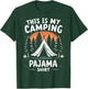 This is My Camping Pajama Shirt Hiking Outdoor Camp Joke T-Shirt - T-Shirt | Forest