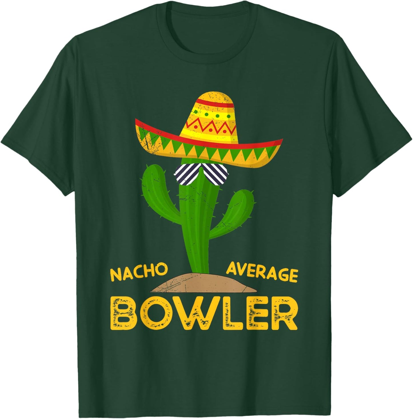Nacho Average Bowler Cinco De Mayo Mexican Family Matching T-Shirt - T-Shirt | Forest