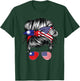 Taiwan Flag Taiwanese Women American USA Heritage Taiwan T-Shirt - T-Shirt | Forest