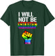 I Will Not Be Silent Rainbow Fist LGBT Lesbian Gay Pride T-Shirt - T-Shirt | Forest