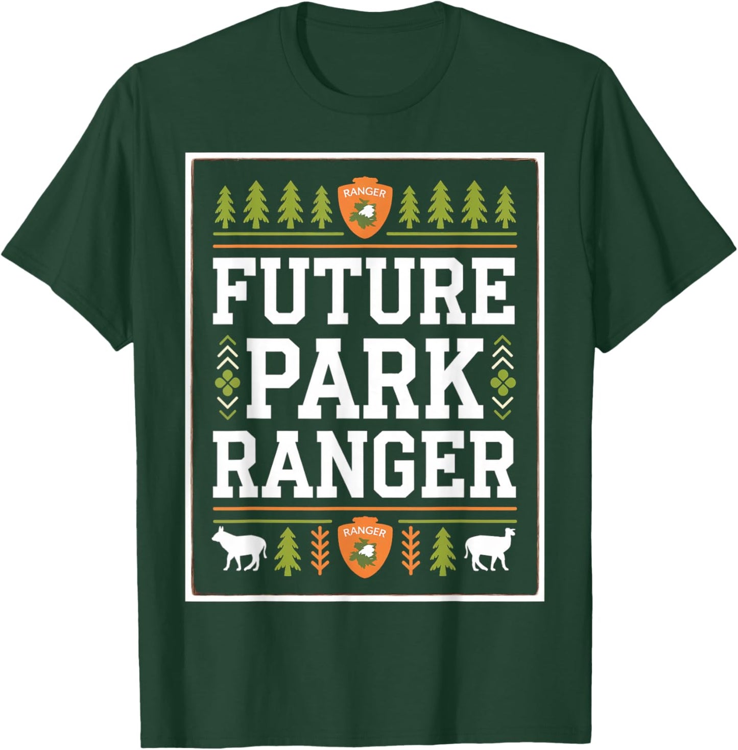 Future Park Ranger Toddler Kids School Women Men T-Shirt - T-Shirt | Forest