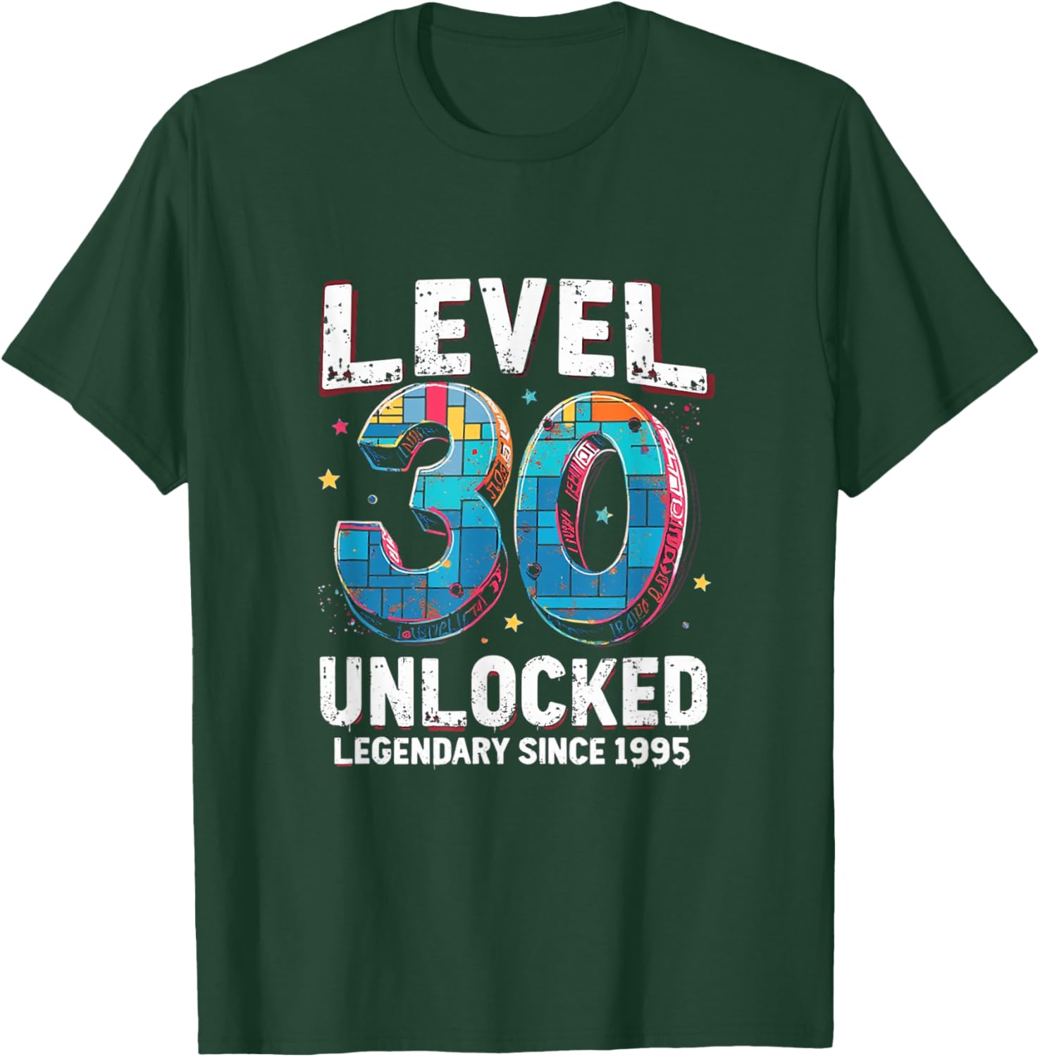 Level 30 Unlocked Legendary Since 1995 T-Shirt - T-Shirt | Forest