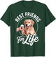 Funny Golden Retriever Art Women Golden Retriever T-Shirt - T-Shirt | Forest