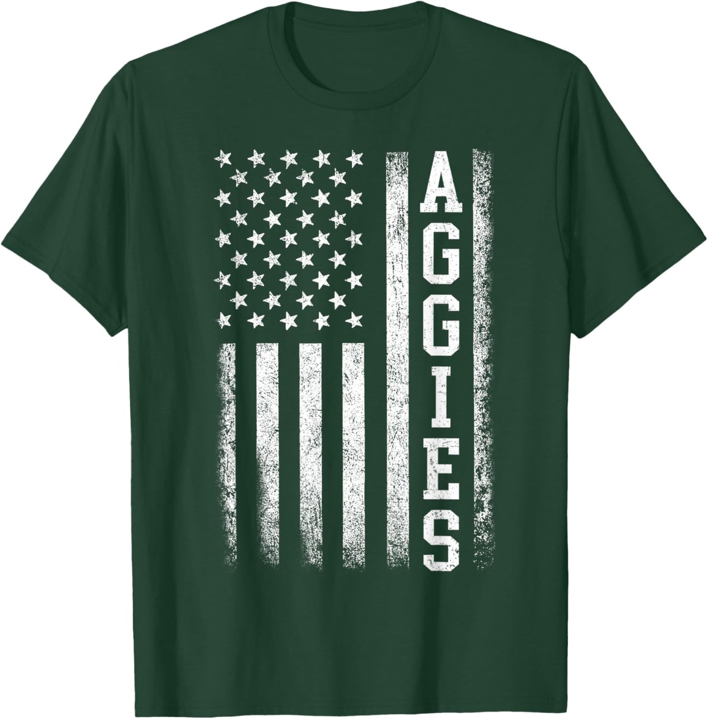 Vintage Aggies Retro Style 70s 80s First Name Men Women Kids T-Shirt - T-Shirt | Forest