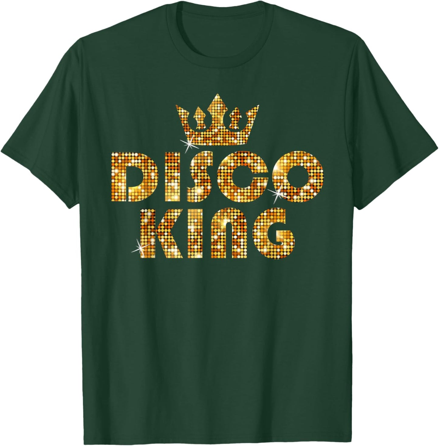 Disco King, Funky Vintage 70s 80s For Dance Parties T-Shirt - T-Shirt | Forest