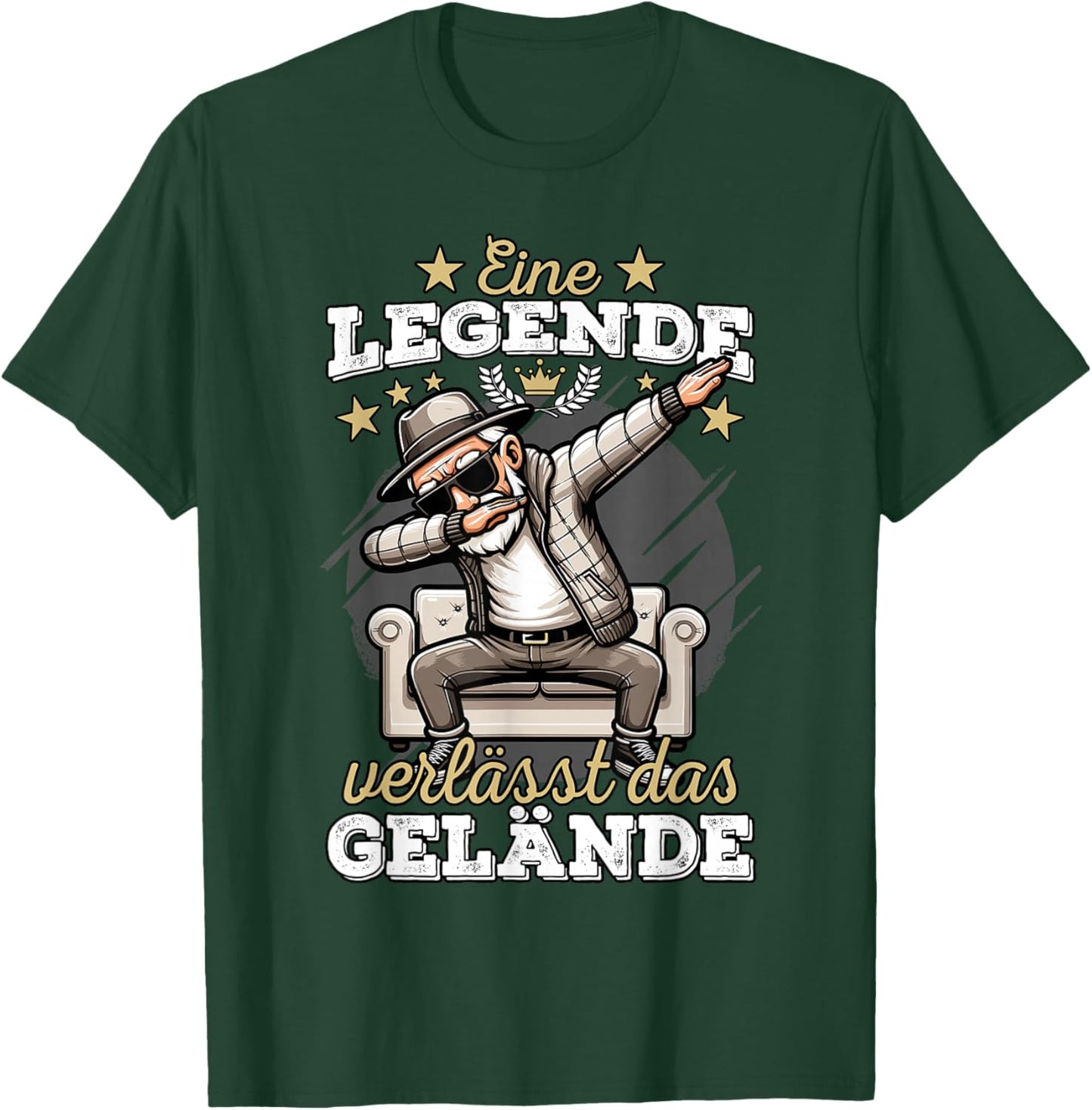 Eine Legende verlässt das Gelände Rente Mann Renteneintritt T-Shirt - T-Shirt | Forest