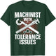 Funny Machinist Art Dad Women CNC Machine Operator T-Shirt - T-Shirt | Forest