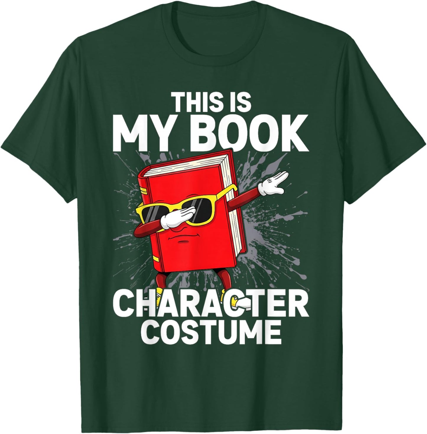 This is My Book Character Costume-Funny Dabbing Kids T-Shirt - T-Shirt | Forest