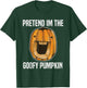 Pretend I'm the Goofy Pumpkin | Goofy Pumpkin Face Halloween T-Shirt - T-Shirt | Forest