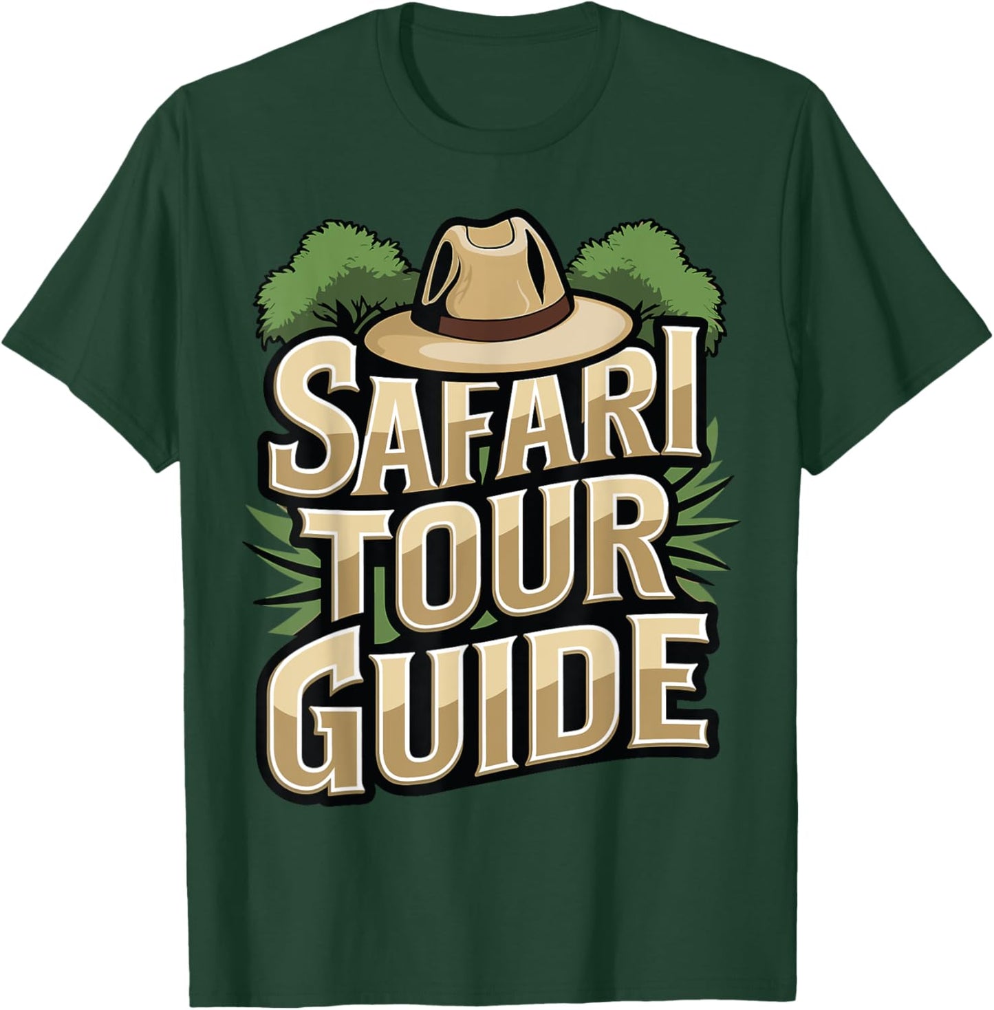 Costume Safari Tour Guide Africa Zoo Outfit Safari Tour T-Shirt - T-Shirt | Forest