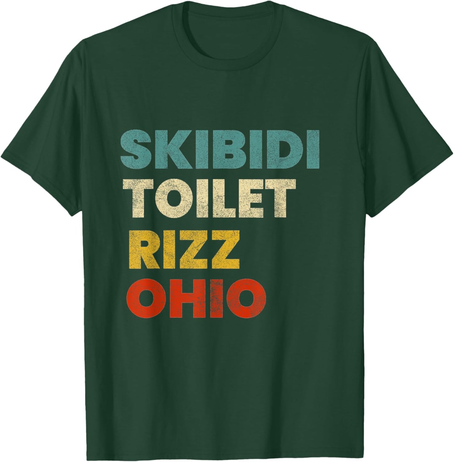 Skibidi Toilet Rizz Ohio T-Shirt - T-Shirt | Forest