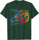 Go Kart Racing Racer Go Karting Popart Colorful T-Shirt - T-Shirt | Forest