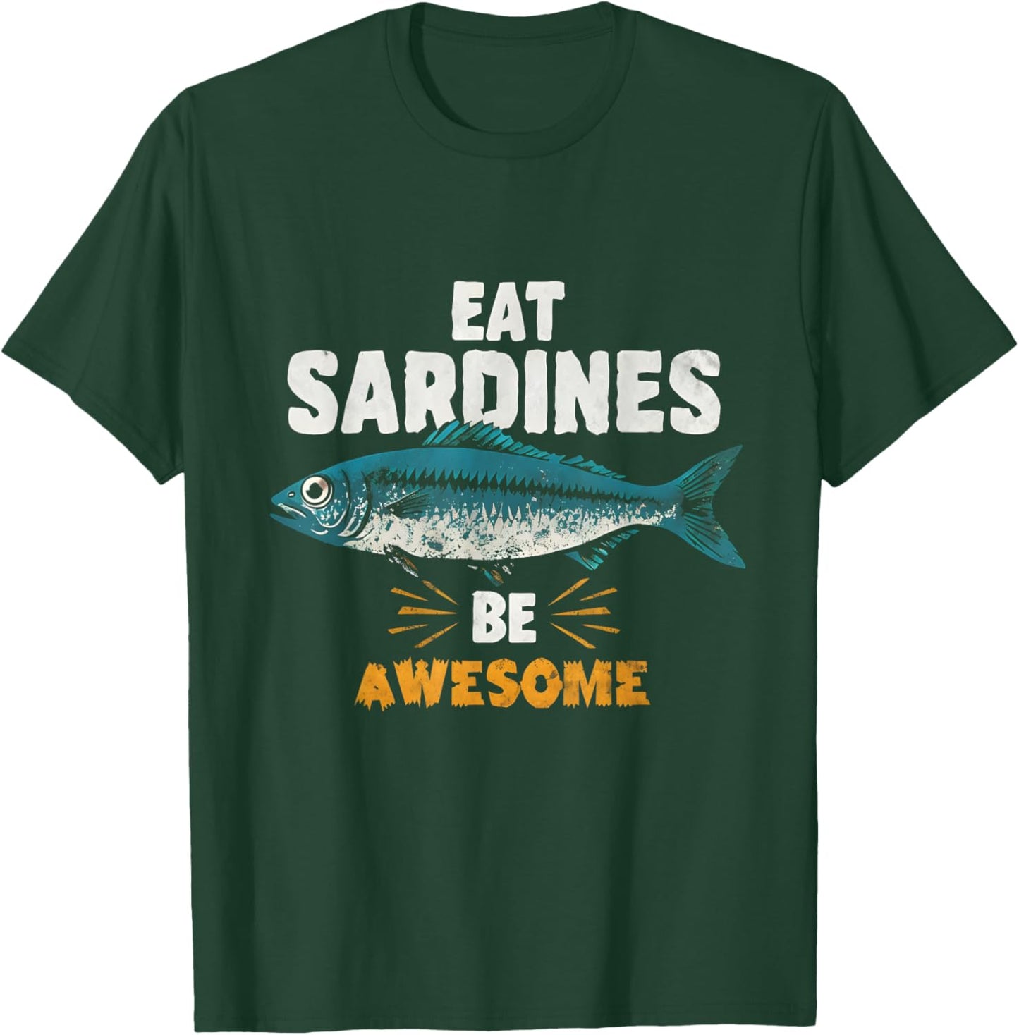 Funny Sardine Style Awesome Fish T-Shirt - T-Shirt | Forest