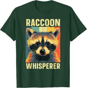 Cute Raccoon Design Women Kids Racoon Lover Raccoon T-Shirt - T-Shirt | Forest