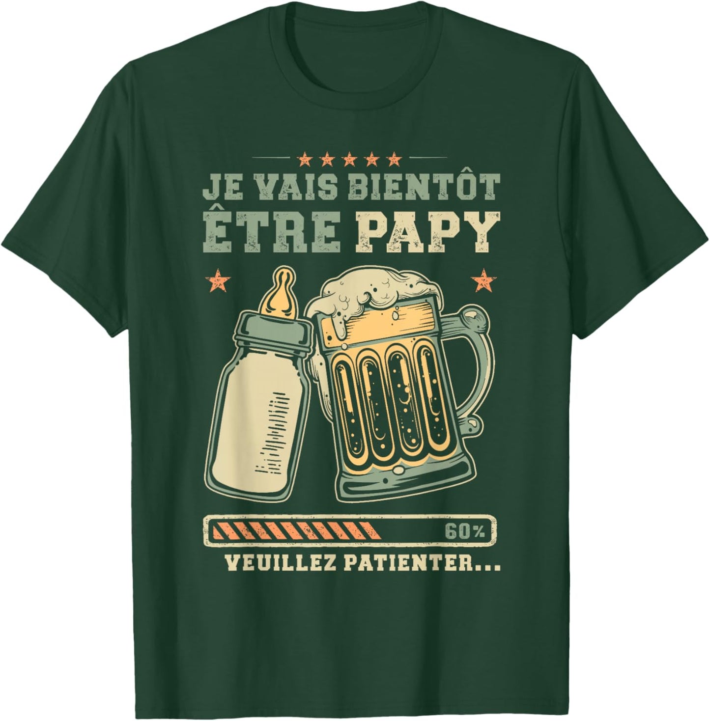 Future Grandpa Announcement Pregnancy Become Grandpa T-Shirt - T-Shirt | Forest