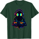Ghost Trippy Vaporwave Electro Techno EDM Halloween Rave T-Shirt - T-Shirt | Forest