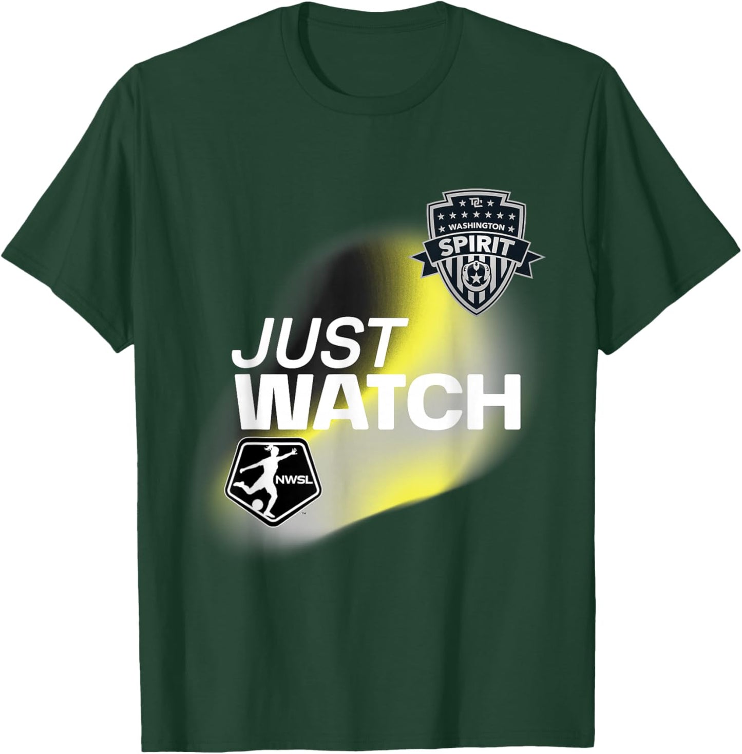 Officially Licensed Washington Spirit FC Just Watch NWSL T-Shirt - T-Shirt | Forest