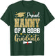 Proud Nanny of A 2026 Graduate Senior Graduation T-Shirt - T-Shirt | Forest